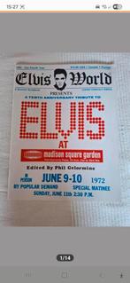 Elvis At Madison Square Garden juni 9-10 1972, Ophalen of Verzenden, Zo goed als nieuw, Boek, Tijdschrift of Artikel