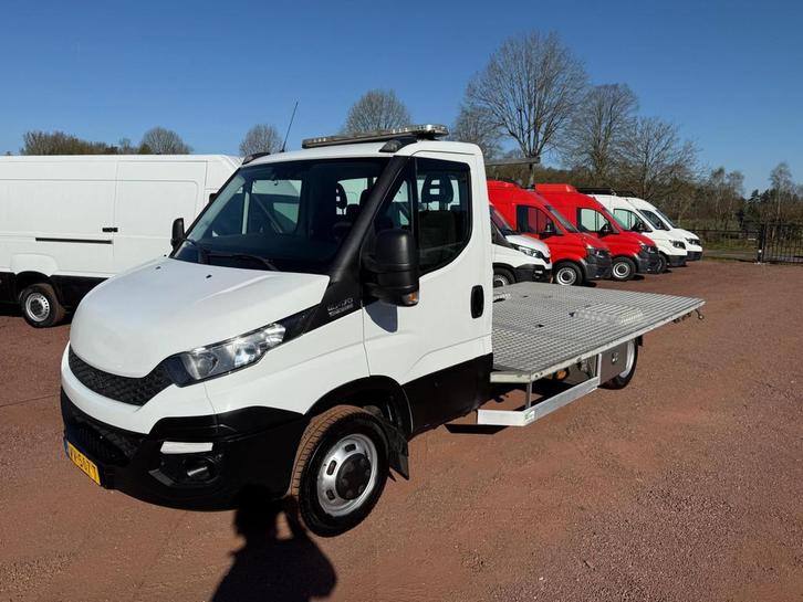 Iveco Daily 40C17 3.0 AUT. Chassis Cabine Pick-up Pritsche P, Auto's, Bestelauto's, Bedrijf, Te koop, ABS, Airconditioning, Centrale vergrendeling