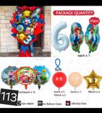 Mario bros ballonnen, Ophalen of Verzenden, Nieuw, Versiering, Verjaardag