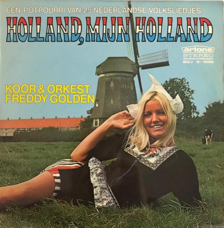 Holland, Mijn Holland -  25 Nederlandse Volksliedjes, Cd's en Dvd's, Vinyl | Nederlandstalig, Zo goed als nieuw, Levenslied of Smartlap