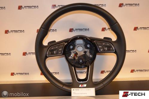 Stuur S-line leder Audi A4 B9 A5 F5 (16->) 8w0419091dc M214, Auto-onderdelen, Besturing, Audi, Gebruikt, Ophalen of Verzenden