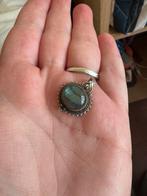 Labradorite hanger zilver 925, Ophalen of Verzenden, Zo goed als nieuw, Zilver, Overige voorstellingen