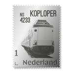 Nederland - Lokomotief NS 4233 Koploper - Postfrisse zilvere, Na 1940, Verzenden, Postfris
