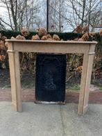 Hoek schouw van marmer jaren 20 /30 art deco mantel, Ophalen of Verzenden, Zo goed als nieuw, Houthaard
