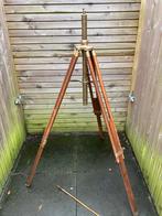Houten landmeter/statief om een lamp van te maken, Antiek en Kunst, Ophalen