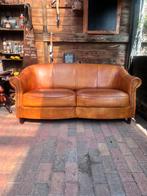 Schapenleren chesterfield 2 zits bank van het merk Joris, Huis en Inrichting, Fauteuils, Chesterfield fauteuils, Gebruikt, Ophalen of Verzenden