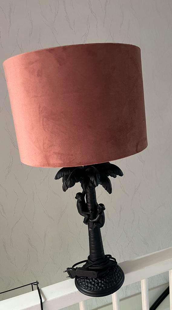 Gave tafellamp, Huis en Inrichting, Lampen | Lampenkappen, Zo goed als nieuw, 50 cm of meer, Rond, Ophalen of Verzenden