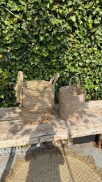 Set rieten manden bohemian stijl, Ophalen, Mand, Rond, Nieuw