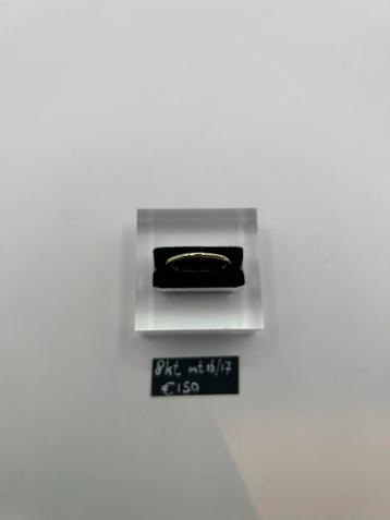 Gouden Ring - Maat 16/17 beschikbaar voor biedingen