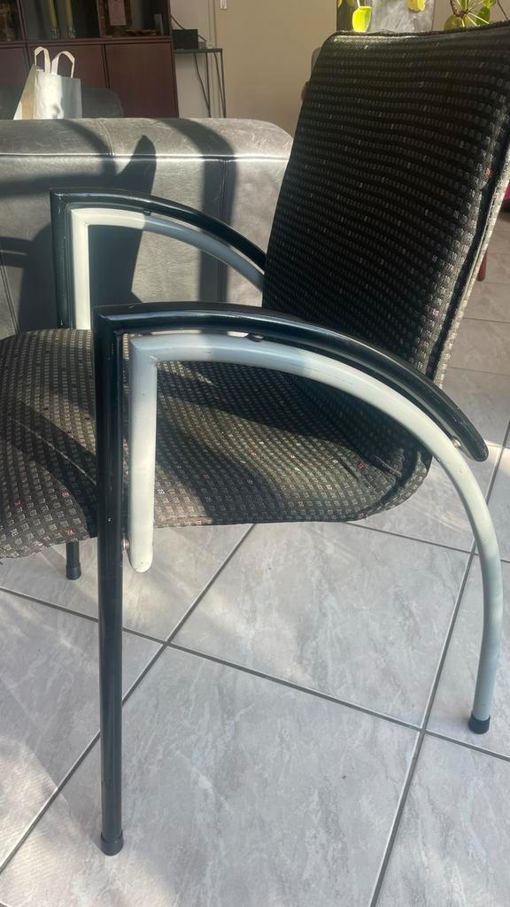 4 x Antilope Stoel - Karel Boonzaaijer & Pierre Mazairac, Huis en Inrichting, Stoelen, Gebruikt, Eén, Metaal, Zwart, Ophalen