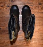 YELLOW CAB - volledig leren bruine laarzen - maat 38, Hoge laarzen, Bruin, Nieuw, Ophalen of Verzenden