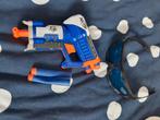 Nerf pistool met veiligheidsbril, Kinderen en Baby's, Speelgoed | Buiten | Actiespeelgoed, Ophalen of Verzenden, Zo goed als nieuw