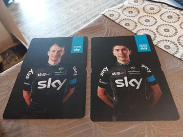2 Wielerkaarten : Team Sky beschikbaar voor biedingen