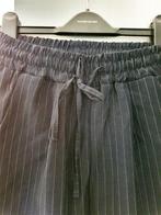 Broek | Navy blue gestreepte chino pantalon, Ophalen of Verzenden, Zo goed als nieuw, Maat 38/40 (M), Blauw