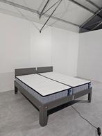 Showroom Auping Auronde Deelbare 180x200 + Elysium Matrassen, Verstelbaar, Tweepersoons, Ophalen of Verzenden, Zo goed als nieuw