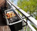 Balkon barbecue voor aan reling, Tuin en Terras, Houtskoolbarbecues, Gebruikt, Verzenden