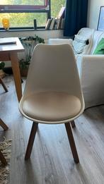Hip, witte stoeltjes (6), Huis en Inrichting, Stoelen, Ophalen, Zo goed als nieuw, Wit, Vijf, Zes of meer stoelen