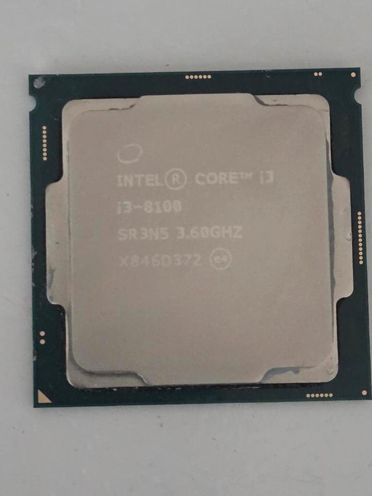 Intel Core i3-8100 CPU, Computers en Software, Processors, Gebruikt, 4-core, 3 tot 4 Ghz, Ophalen of Verzenden