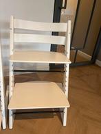 Stokke Trip Trapp stoel - Wit, Ophalen, Gebruikt, Meegroeistoel, Aanschuifbaar