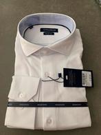 Overhemden maat xl new Jersey stof wit model draagt top, Nieuw, Halswijdte 43/44 (XL), Ophalen of Verzenden, Wit