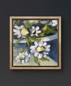 “matricaria chamomilla” olieverf schilderij 20x20, Antiek en Kunst, Ophalen of Verzenden
