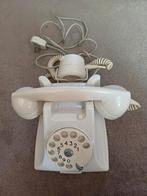 Vintage PTT Ericsson RUEN Telefoon - Ivoorwit Bakeliet, Telecommunicatie, Ophalen of Verzenden
