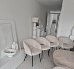 Vier bouclé teddy stoelen als nieuw Loods 5 VT Wonen Loft 24, Huis en Inrichting, Stoelen, Ophalen, Zo goed als nieuw, Loftloft