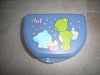 Nieuw Tupperware lunchtrommeltje/brooddoos TIWI blauw, Ophalen of Verzenden, Nieuw, Blauw, Overige typen