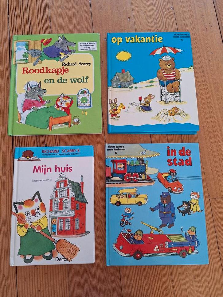 Richard Scarry AVI 3 - 4 Boeken, Boeken, Kinderboeken | Jeugd | onder 10 jaar, Gelezen, Fictie algemeen, Ophalen of Verzenden