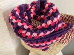 Gehaakt Sjaal handmade , warme SHAWL, Ophalen of Verzenden, Zo goed als nieuw, Maat 42/44 (L), Sjaal