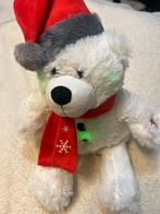 Kerst knuffel met muziek en lichtjes - kerstbeer 40 cm., Kinderen en Baby's, Speelgoed | Knuffels en Pluche, Ophalen of Verzenden