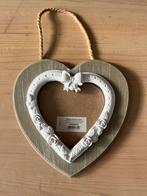 2x Hartvormige Fotolijstjes 13x13cm, Audio, Tv en Foto, Fotografie | Fotolijsten, Ophalen of Verzenden, Gebruikt