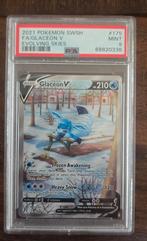 PSA 9 Glaceon V (Alt Art) Evolving Skies 175/203, Ophalen, Zo goed als nieuw, Losse kaart, Foil