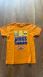 Oranje Koningsdag t-shirt King’s Squad mt 134, Kinderen en Baby's, Kinderkleding | Maat 134, Jongen of Meisje, Gebruikt, Ophalen of Verzenden