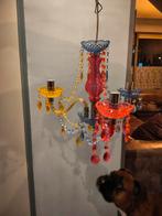 Kleurrijke kroonluchter, Ophalen, Zo goed als nieuw, Glas, Retro