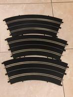 Fleischmann baandelen 3112 Grote bocht 3 stuks voor racebaan, Racebaan, Fleischmann, Ophalen of Verzenden, Zo goed als nieuw