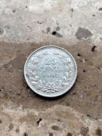 25 cent 1902 Wilhelmina, zeer mooie kwaliteit, Postzegels en Munten, Munten | Nederland, Zilver, 25 cent, Ophalen of Verzenden