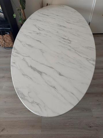 Ovalen eettafel  