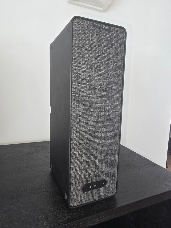 Sonos IKEA Symfonisk Speaker - Zwart, Audio, Tv en Foto, Luidsprekers, Zo goed als nieuw, Front, Rear of Stereo speakers, Minder dan 60 watt