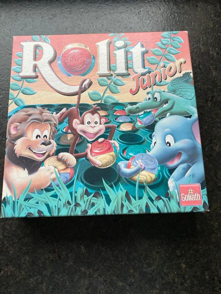 Rolit Junior - Leuk familiespel! (4+), Hobby en Vrije tijd, Gezelschapsspellen | Bordspellen, Zo goed als nieuw, Een of twee spelers