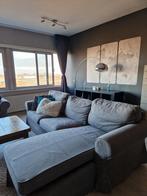 IKEA EKTORP bank met chaise longue – antraciet grijs, Ophalen, Gebruikt, Stof