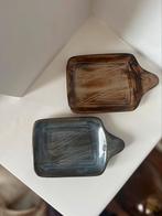 Vintage gebaksbordjes jaren 70 Ambacht Volendam, Ophalen of Verzenden, Zo goed als nieuw, Overige stijlen, Bord(en)