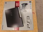 PlayStation 3 met 2 controllers, Move en games!, Spelcomputers en Games, Ophalen of Verzenden, Gebruikt, Met 2 controllers, Slim
