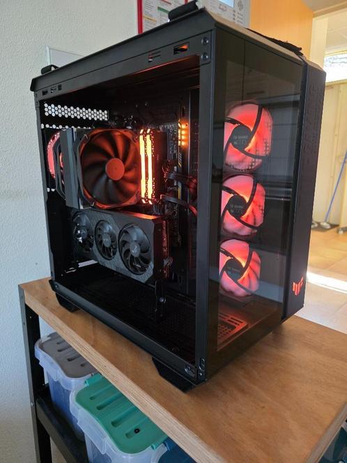 TUF Game PC, Computers en Software, Desktop Pc's, Gebruikt, 3 tot 4 Ghz, SSD, 16 GB, Met videokaart, Gaming, Ophalen