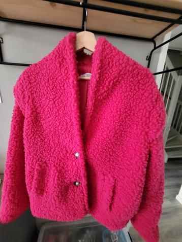 Roze Teddy Jasje - Sophie & Me beschikbaar voor biedingen