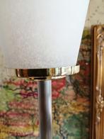 GROTE STAANDE LAMP HOLLYWOOD REGENCY 180 CM ZILVER/GOUD., Antiek en Kunst, Ophalen