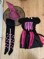 Outfit Halloween, verkleedkleren heks, kind 5 tot 6 jaar, Ophalen of Verzenden, Gebruikt, Jongen of Meisje