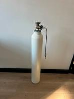 Witte pcp fles  10L  300 bar met keuring, Ophalen of Verzenden, Duikfles