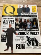 Q Magazine 1989 GUNS N ROSES Elvis Costello FYC, Ophalen of Verzenden, Muziek, Film of Tv