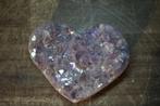 Aura kwarts hart (1) geslepen 695 gr, 12x10x4 cm, Verzamelen, Mineralen en Fossielen, Ophalen of Verzenden, Mineraal
